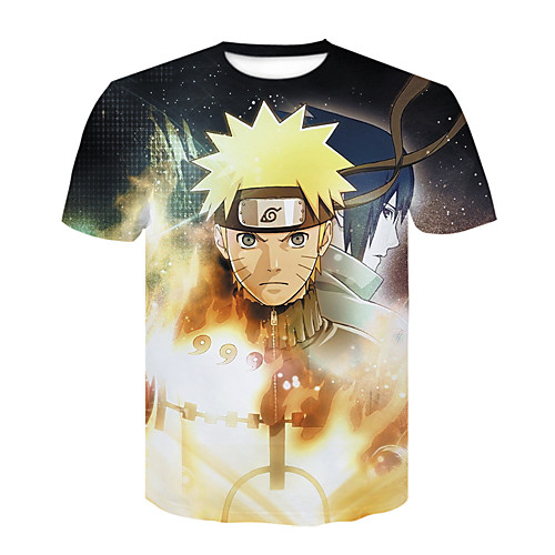 

Inspired by Naruto Hatake Kakashi Anime Cartoon Polyester / Cotton Blend 3D 3D Harajuku Graphic T-shirt For Women's / Men's