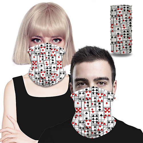 

Men's Rectangle Scarf Outdoor Polyester Scarf Print