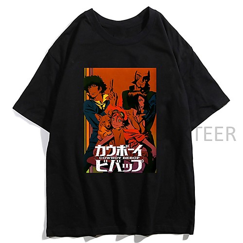 

Inspired by Cowboy Bebop Cosplay Anime Cartoon Polyester / Cotton Blend Print Harajuku Graphic Kawaii T shirt For Women's / Men's
