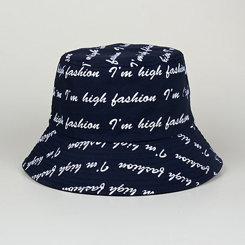 

Women's Bucket Hat Sports & Outdoor Dailywear Print Print White Hat / Fall / Summer