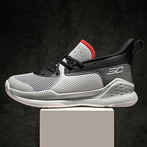 

Unisex Trainers Athletic Shoes Sporty Athletic Basketball Shoes Mesh PU Breathable Non-slipping Wear Proof Blue Gray Green Fall Spring