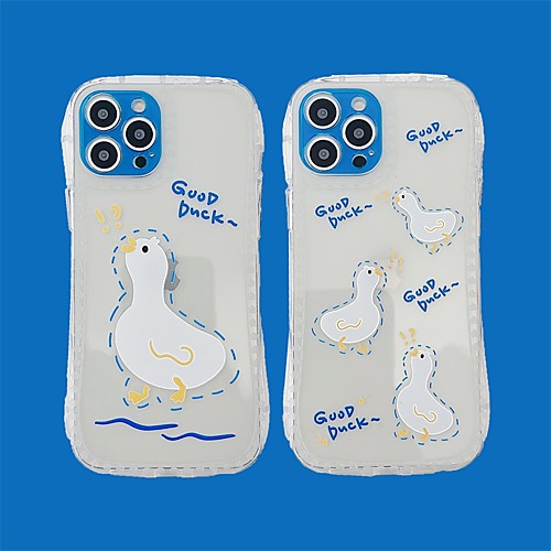 

Phone Case For Apple Back Cover iPhone 12 Pro Max 11 SE 2020 X XR XS Max 8 7 Shockproof Dustproof Cartoon Animal TPU