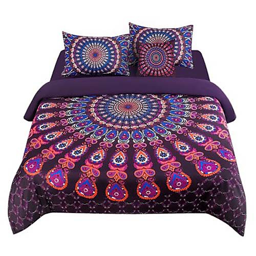 

3-Piece Duvet Cover Set Hotel Bedding Sets Comforter Cover with Soft Lightweight Microfiber Include 1 Duvet Cover 2 Pillowcases for Double/Queen/King(1 Pillowcase for Twin/Single)