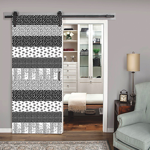 

Creative Home Modification Self-adhesive Paper Staircase Kitchen Background Wall Restaurant Multifunctional Dyi Black And White Floral Floor Sticker