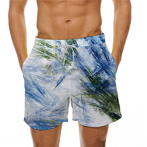 

Men's Designer Casual / Sporty Big and Tall Quick Dry Breathable Soft Holiday Beach Swimming Pool Shorts Bermuda shorts Swim Trucks Pants Graphic Prints Graffiti Short Drawstring Elastic Drawstring