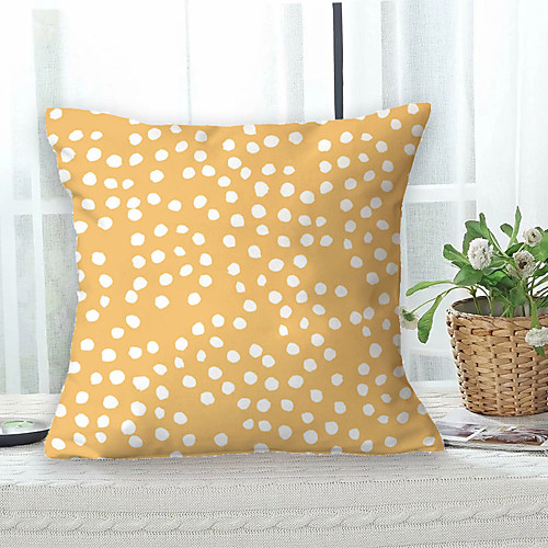 

Orange Dots Double Side Cushion Cover 1PC Soft Throw Pillow Cover Cushion Case Pillowcase for Sofa Bedroom Livingroom Superior Quality Machine Washable Outdoor Cushion for Sofa Couch Bed Chair