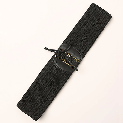 

Women's Skinny Belt Fabric Belt Solid Colored / Party / Work