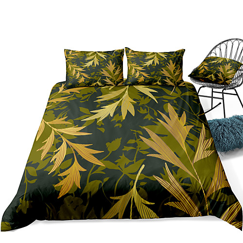 

Duvet Cover Sets 3 Piece Rayon / Polyester 3D Rainbow Reactive Print Bohemian Style