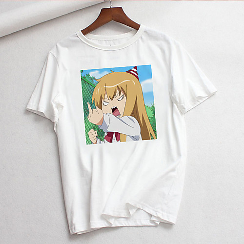

Inspired by Cosplay Cosplay Anime Cartoon Polyester / Cotton Blend Print Harajuku Graphic Kawaii T shirt For Women's / Men's