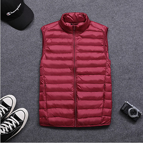 

Women's Coat Daily Wear Fall Winter Regular Coat Regular Fit Casual Jacket Solid Color Zipper Navy ArmyGreen / Spring