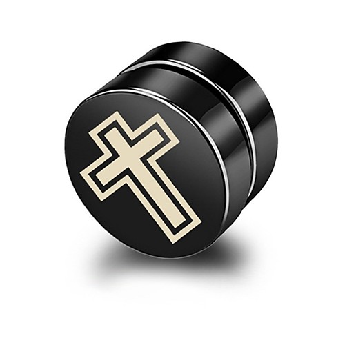 

Cross Earrings Classic Holiday Birthday Stylish Simple Earrings Jewelry Silver For Street Formal Date Festival 1pc