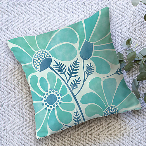 

Flower Double Side Cushion Cover 1PC Soft Decorative Square Throw Pillow Cover Cushion Case Pillowcase for Bedroom Livingroom Superior Quality Machine Washable Outdoor Cushion for Sofa Couch Bed Chair