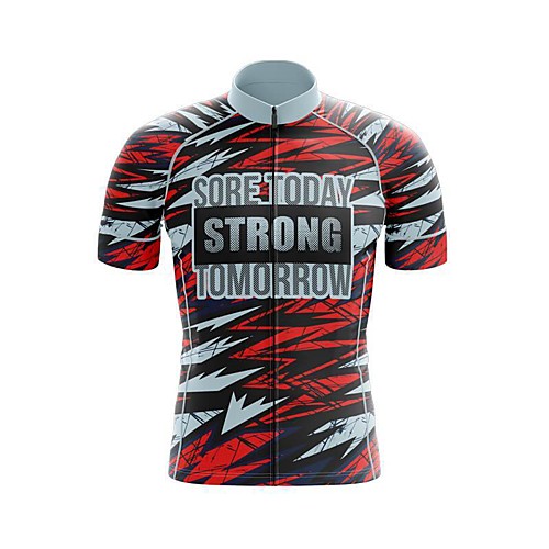 

21Grams Women's Short Sleeve Cycling Jersey Summer Spandex Red Bike Top Mountain Bike MTB Road Bike Cycling Sports Clothing Apparel / Stretchy / Athleisure