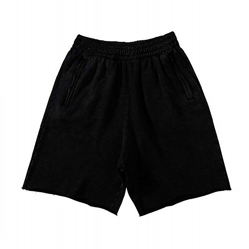 

Men's Athleisure Sports Outdoor Sports Casual Sports Sweatpants Shorts Pants Solid Colored Short Sporty ArmyGreen Grey Black Dark Gray