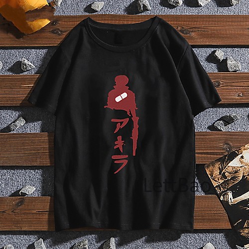 

Inspired by Akira Cosplay Anime Cartoon Polyester / Cotton Blend Print Harajuku Graphic Kawaii T-shirt For Women's / Men's