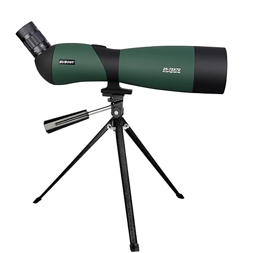 

25-75 X 70 mm Monocular Telescope Waterproof Zoomable Mini for Bird Watching Hunting Camping Travelling Wildlife Scenery