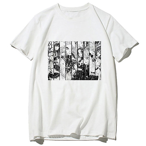 

Inspired by Demon Slayer: Kimetsu no Yaiba Cosplay Anime Cartoon Polyester / Cotton Blend Print Harajuku Graphic Kawaii T-shirt For Women's / Men's