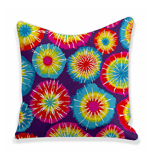 

Tie Dye Double Side Cushion Cover 1PC Soft Decorative Square Throw Pillow Cover Cushion Case Pillowcase for Bedroom Livingroom Superior Quality Machine Washable Outdoor Cushion for Sofa Couch Bed Chair