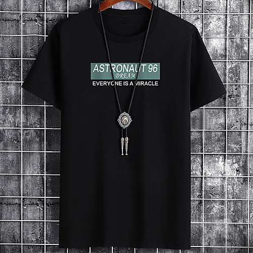 

Men's Unisex Tee T shirt Hot Stamping Graphic Prints Letter Plus Size Zero two Print Short Sleeve Casual Tops Cotton Basic Designer Big and Tall White Black Gray