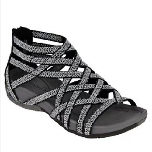 

Women's Sandals Gladiator Sandals Roman Sandals Wedge Heel PU Dark Red White Black