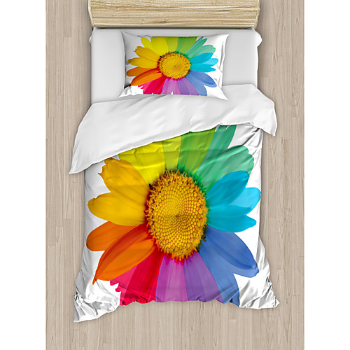 

3-Piece Duvet Cover Set Hotel Bedding Sets Comforter Cover with Soft Lightweight Microfiber Include 1 Duvet Cover 2 Pillowcases for Double/Queen/King(1 Pillowcase for Twin/Single)