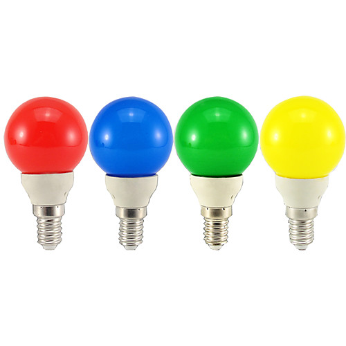 

LED Globe Bulbs 10pcs 0.8 W 30 lm E14 G45 8 LED Beads Dip LED Decorative White Red Blue 110-240 V