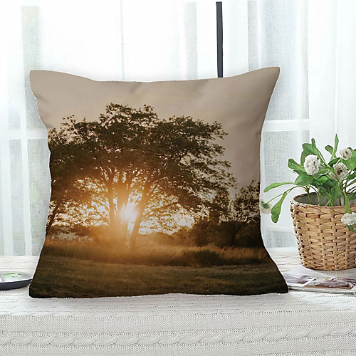 

Landscape Double Side Cushion Cover 1PC Soft Decorative Square Throw Pillow Cover Cushion Case Pillowcase for Bedroom Livingroom Superior Quality Machine Washable Outdoor Cushion for Sofa Couch Bed Chair Farm Theme