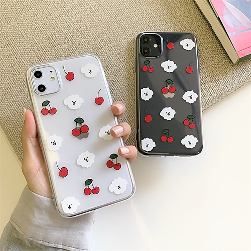 

Phone Case For Apple Back Cover iPhone 12 Pro Max 11 SE 2020 X XR XS Max 8 7 Shockproof Dustproof Graphic Transparent TPU