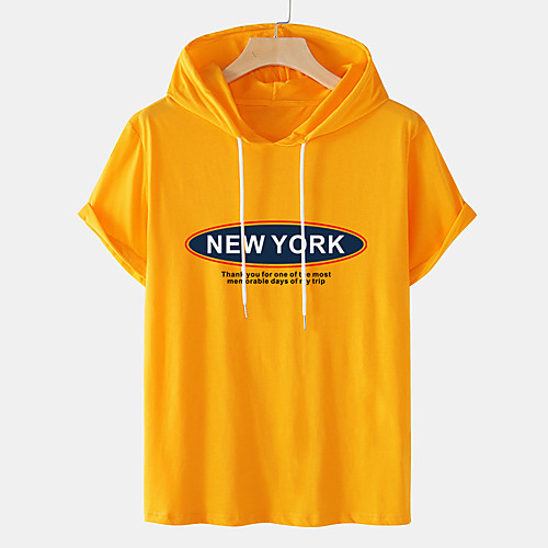 

Men's Unisex Tee T shirt Hot Stamping Graphic Prints Letter Plus Size Short Sleeve Casual Tops Cotton Basic Designer Big and Tall White Black Orange
