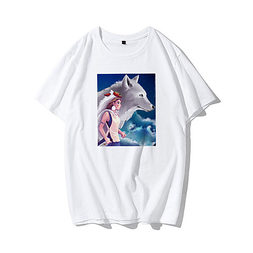 

Inspired by Mononoke Cosplay Anime Cartoon Polyester / Cotton Blend Print Harajuku Graphic Kawaii T-shirt For Women's / Men's