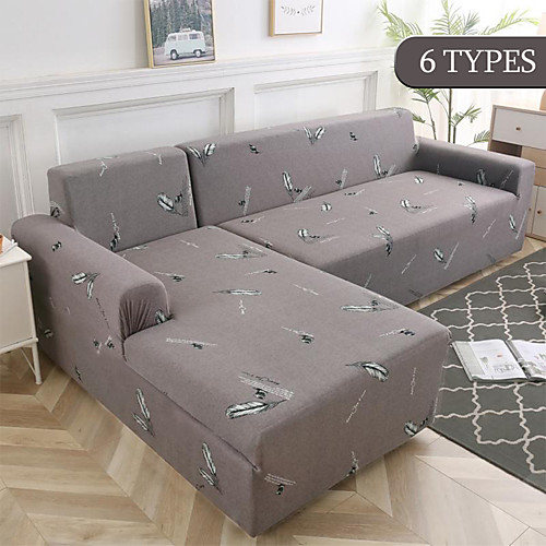 

Geometric Elastic Sofa Covers for Living Room Modern Sectional Corner Sofa Cover Slipcovers Couch Cover Chair Protector Fit for 1-4 Cushion Couch and L Shape Sofa(1pcFree Send a Pillowcase)