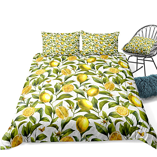 

Duvet Cover Sets 3 Piece Rayon / Polyester 3D Rainbow Reactive Print Bohemian Style