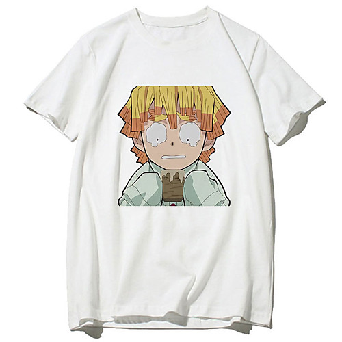 

Inspired by Demon Slayer: Kimetsu no Yaiba Cosplay Anime Cartoon Polyester / Cotton Blend Print Harajuku Graphic Kawaii T-shirt For Women's / Men's