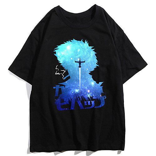 

Inspired by Cowboy Bebop Cosplay Anime Cartoon Polyester / Cotton Blend Print Harajuku Graphic Kawaii T shirt For Women's / Men's