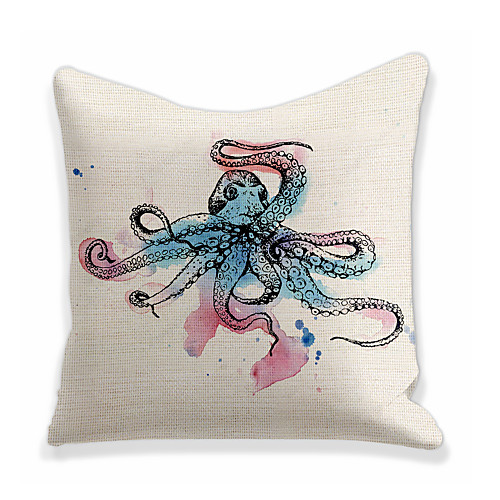 

Octopus Double Side Cushion Cover 1PC Soft Decorative Square Throw Pillow Cover Cushion Case Pillowcase for Bedroom Livingroom Superior Quality Machine Washable Outdoor Cushion for Sofa Couch Bed Chair