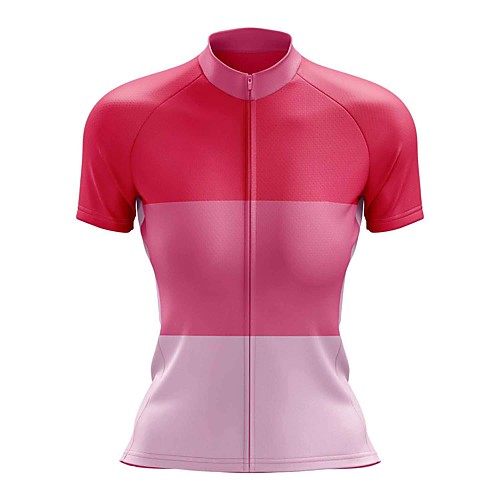 

21Grams Women's Short Sleeve Cycling Jersey Summer Spandex Red Bike Top Mountain Bike MTB Road Bike Cycling Sports Clothing Apparel / Stretchy / Athleisure