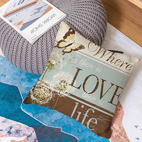 

Vintage Double Side Cushion Cover 1PC Soft Decorative Square Throw Pillow Cover Cushion Case Pillowcase for Bedroom Livingroom Superior Quality Machine Washable Outdoor Cushion for Sofa Couch Bed Chair