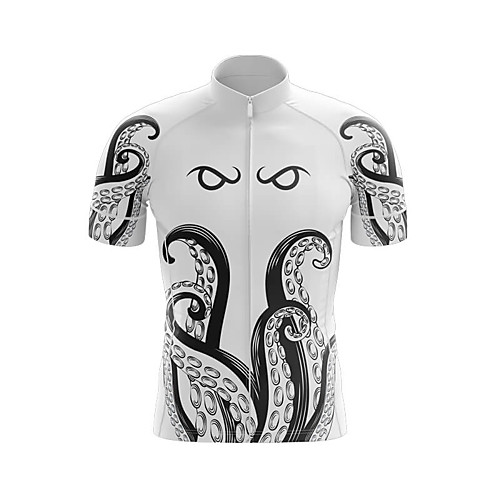 

21Grams Women's Short Sleeve Cycling Jersey Summer Spandex Grey Animal Bike Top Mountain Bike MTB Road Bike Cycling Sports Clothing Apparel / Stretchy / Athleisure