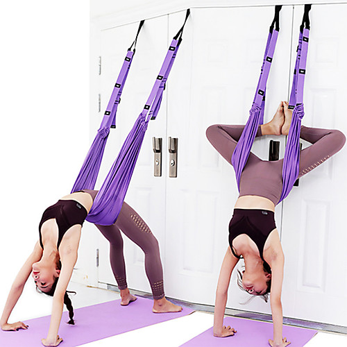 

Stretch Out Strap Stretch and Resistance Exercise Band Yoga Strap Sports Poly / Cotton Cotton / Polyester Cotton Yoga Fitness Pilates Durable Adjustable D-Ring Buckle Stretching Improve Flexibility