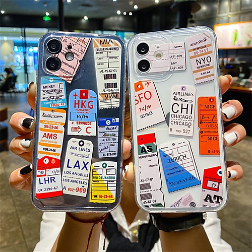 

Phone Case For Apple Back Cover iPhone 12 Pro Max 11 SE 2020 X XR XS Max 8 7 Shockproof Dustproof Cartoon TPU