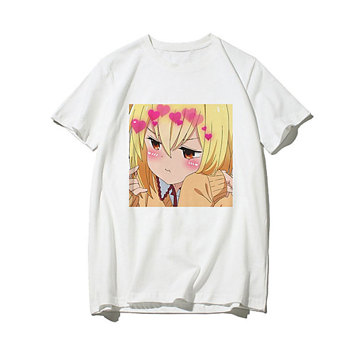 

Inspired by Darling in the Franxx Zero Two Anime Cartoon Polyester / Cotton Blend Print Harajuku Graphic Kawaii T-shirt For Women's / Men's