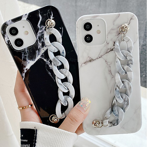 

Phone Case For Apple Back Cover iPhone 12 Pro Max 11 SE 2020 X XR XS Max 8 7 Shockproof Dustproof Geometric Pattern Marble TPU
