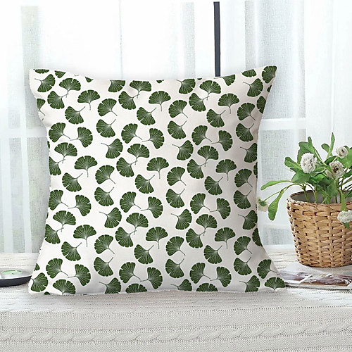 

Gingko Double Side Cushion Cover 1PC Soft Decorative Square Throw Pillow Cover Cushion Case Pillowcase for Sofa Bedroom Livingroom Outdoor Superior Quality Machine Washable Outdoor Cushion for Sofa Couch Bed Chair