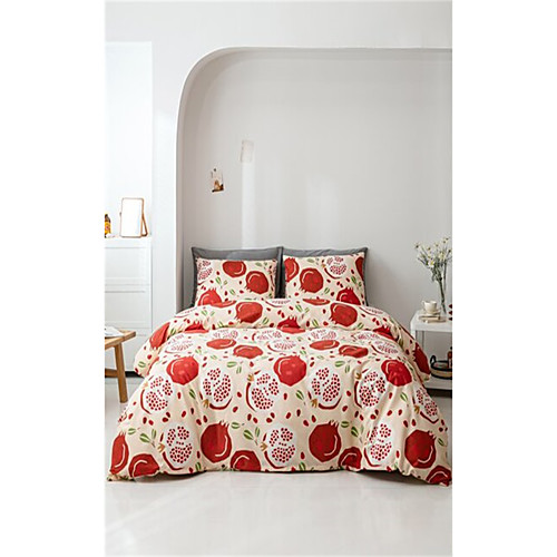 

3-Piece Duvet Cover Set Hotel Bedding Sets Comforter Cover with Soft Lightweight Microfiber Include 1 Duvet Cover 2 Pillowcases for Double/Queen/King(1 Pillowcase for Twin/Single)