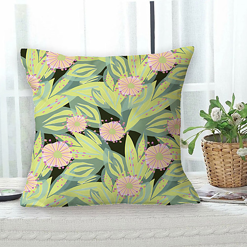 

Floral Double Side Cushion Cover 1PC Soft Decorative Square Throw Pillow Cover Cushion Case Pillowcase for Bedroom Livingroom Superior Quality Machine Washable Outdoor Cushion for Sofa Couch Bed Chair