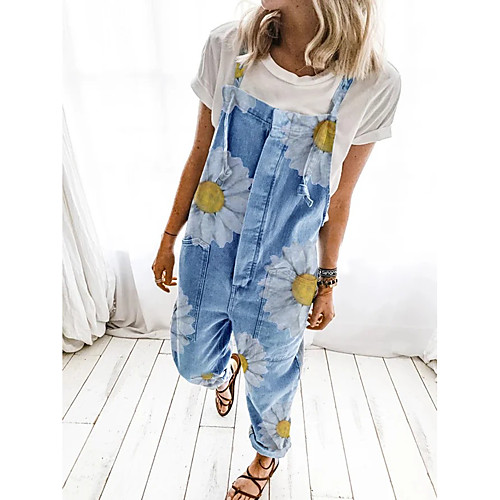 

Women's Casual 2021 ArmyGreen Red green Blue Jumpsuit Solid Color