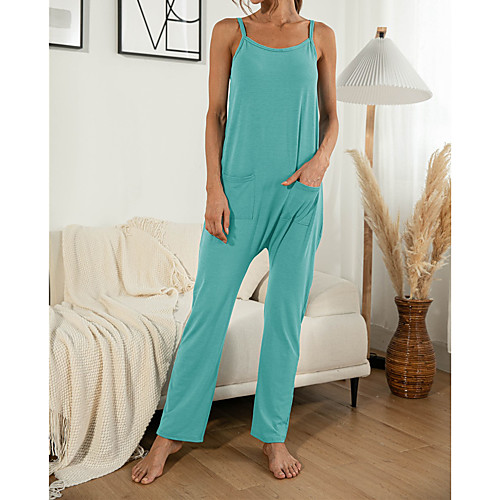 

spring/summer 2021 new amazon wish stand-alone station recommended sexy halter suspender pocket jumpsuit