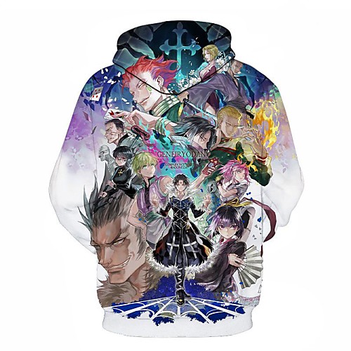 

Inspired by Hunter X Hunter Cosplay Anime Cartoon 100% Polyester 3D Harajuku Graphic Kawaii Hoodie For Women's / Men's