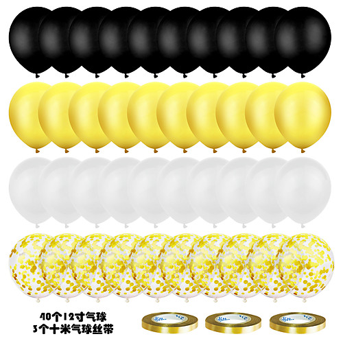 

amazon hot selling 40 sequined balloon combinations cross-border wedding birthday party balloon supplies decoration background wall
