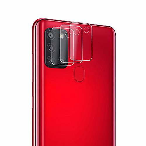 

rovlak camera glass for samsung galaxy a21s protective film camera [3-pack] anti-scratch ultra-thin flexible flim hd clear anti-fingerprint camera film for samsung galaxy a21s